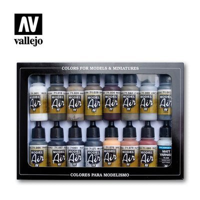 Vallejo WEATHERING SET (16)-Vallejo-ModelCars.com