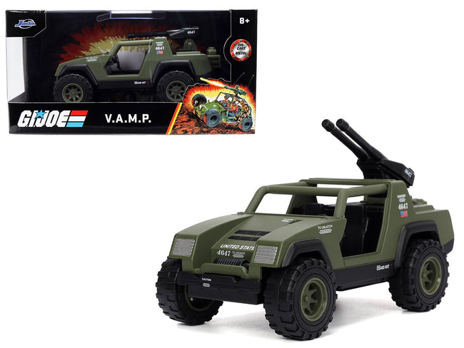 V.A.M.P. Olive Green "G.I. Joe" "Hollywood Rides" Series 1/32 Diecast Car Model by Jada-Jada-ModelCars.com