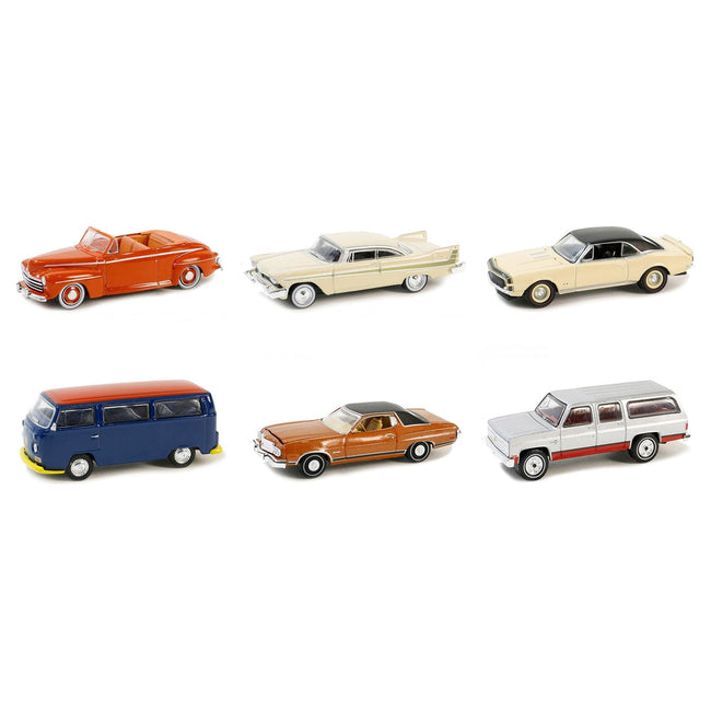 "Vintage Ad Cars" Set of 6 pieces Series 10 1/64 Diecast Model Cars by Greenlight-Greenlight-ModelCars.com