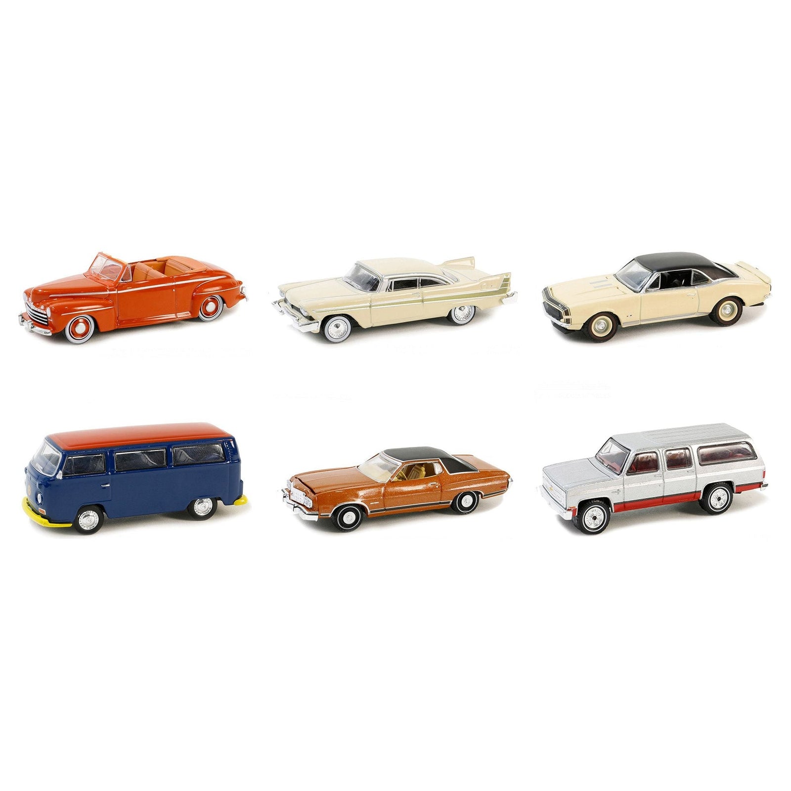 "Vintage Ad Cars" Set of 6 pieces Series 10 1/64 Diecast Model Cars by Greenlight - Greenlight - ModelCars.com
