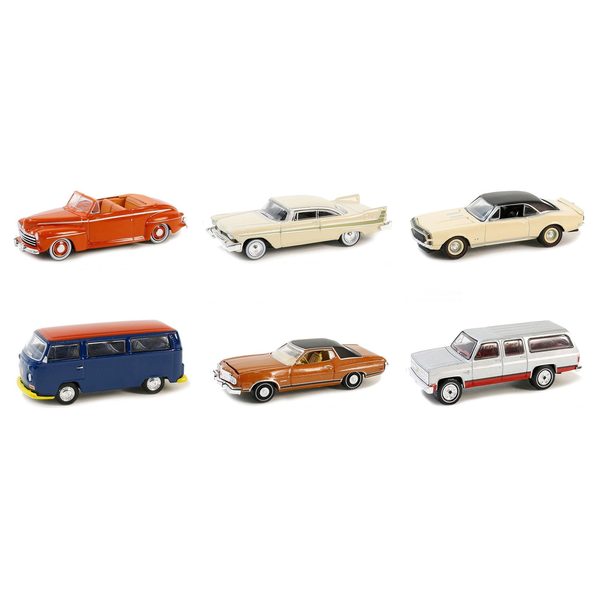 "Vintage Ad Cars" Set of 6 pieces Series 10 1/64 Diecast Model Cars by Greenlight - Greenlight - ModelCars.com