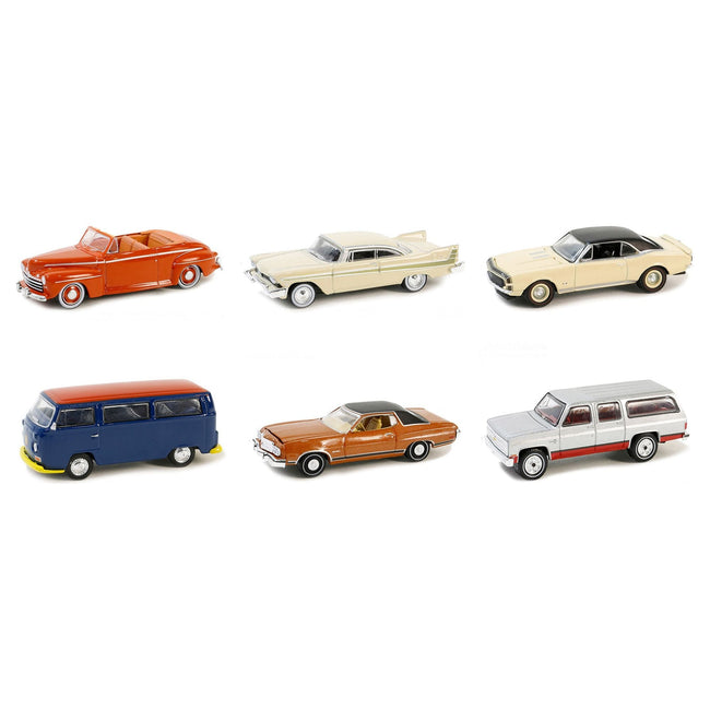 "Vintage Ad Cars" Set of 6 pieces Series 10 1/64 Diecast Model Cars by Greenlight - Greenlight - ModelCars.com
