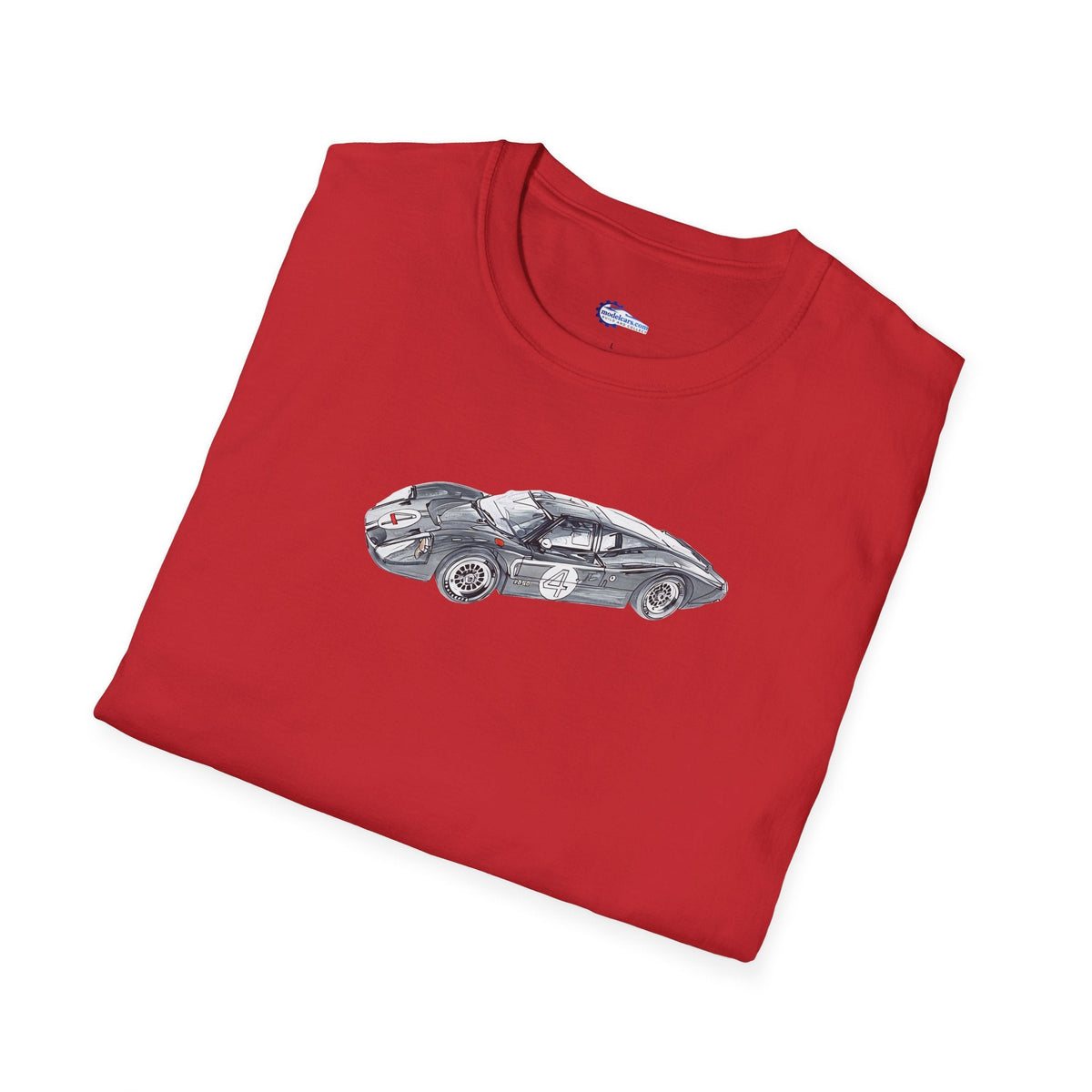 Vintage Ford GT40 #4 MKIV Le Mans Race Car T-Shirt, Vintage Car, Racing-Modelcars.com-ModelCars.com