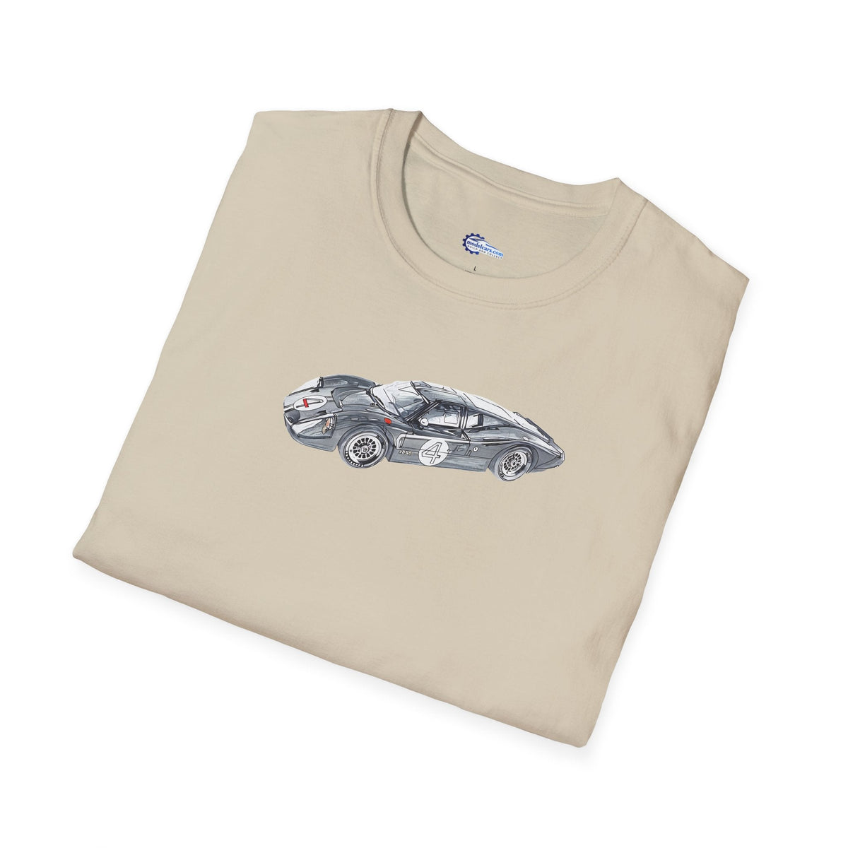 Vintage Ford GT40 #4 MKIV Le Mans Race Car T-Shirt, Vintage Car, Racing-Modelcars.com-ModelCars.com