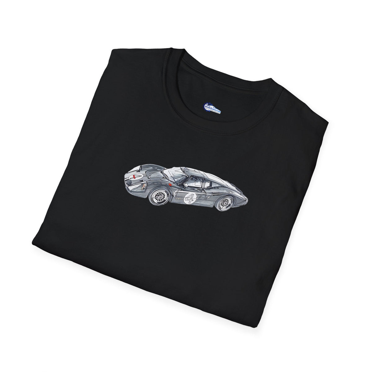 Vintage Ford GT40 #4 MKIV Le Mans Race Car T-Shirt, Vintage Car, Racing-Modelcars.com-ModelCars.com