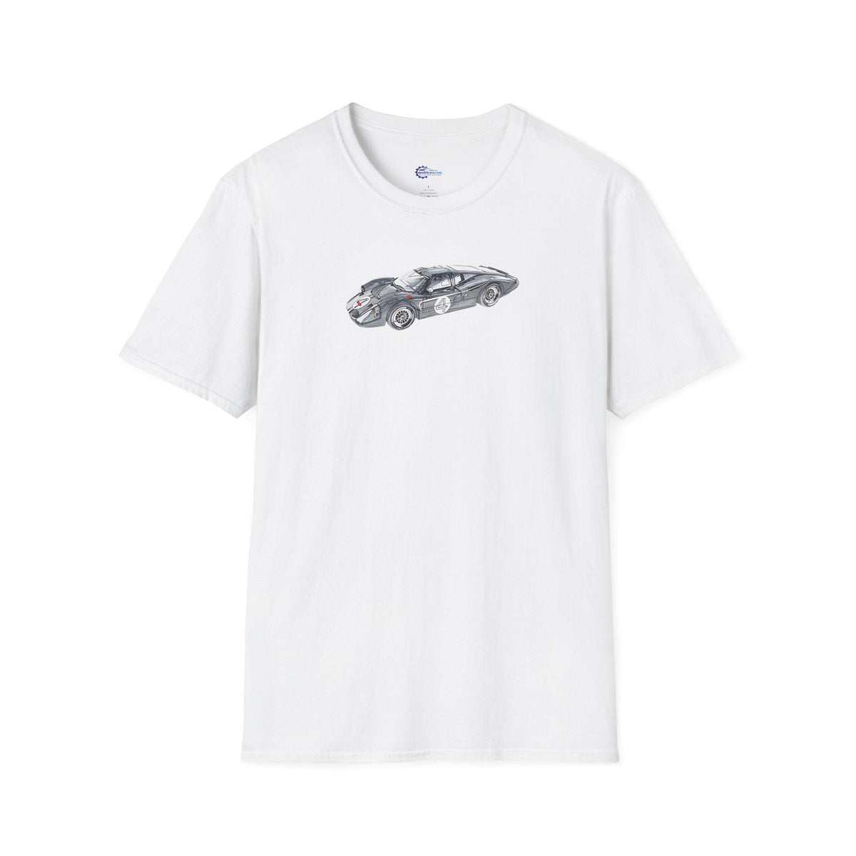 Vintage Ford GT40 #4 MKIV Le Mans Race Car T-Shirt, Vintage Car, Racing-Modelcars.com-ModelCars.com