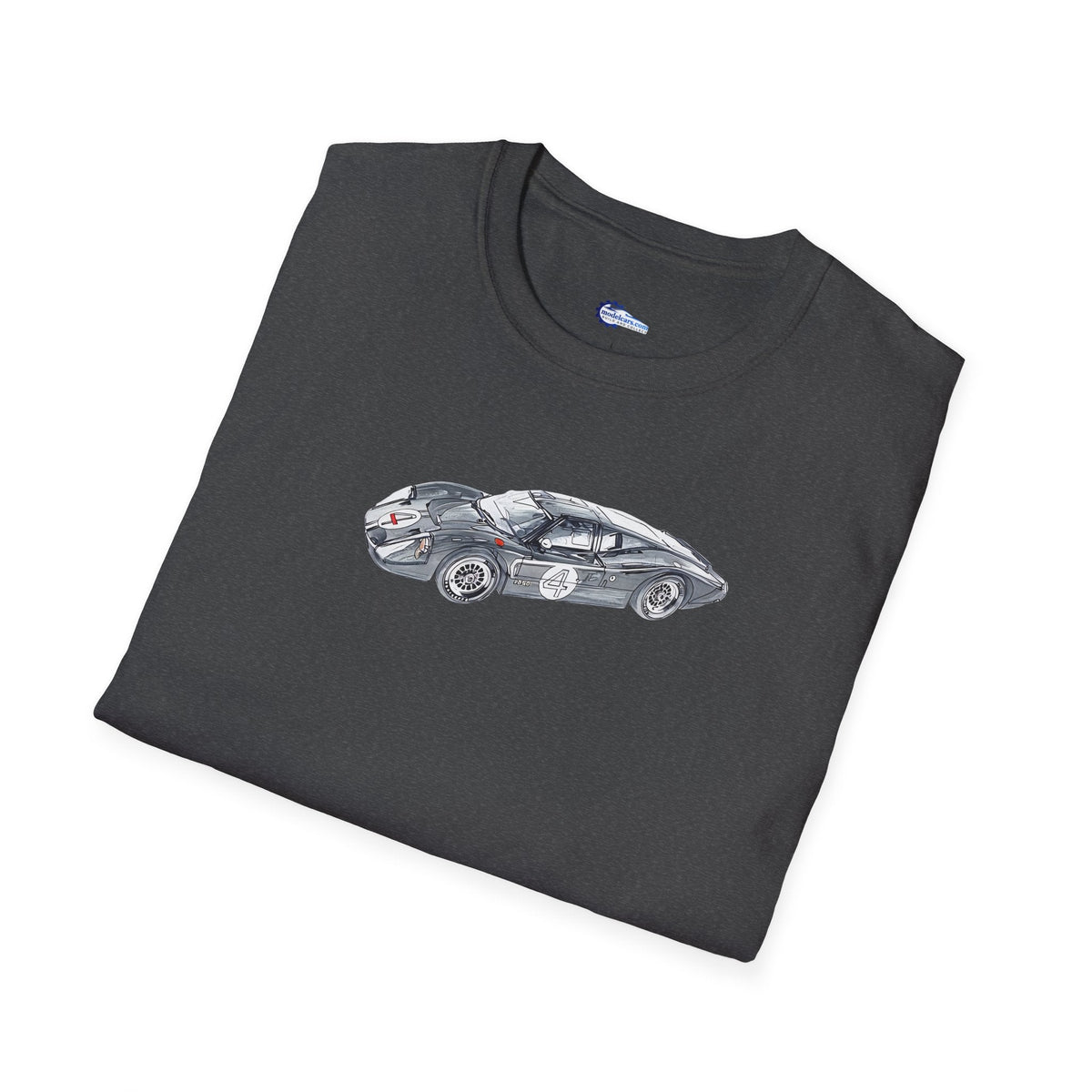 Vintage Ford GT40 #4 MKIV Le Mans Race Car T-Shirt, Vintage Car, Racing-Modelcars.com-ModelCars.com