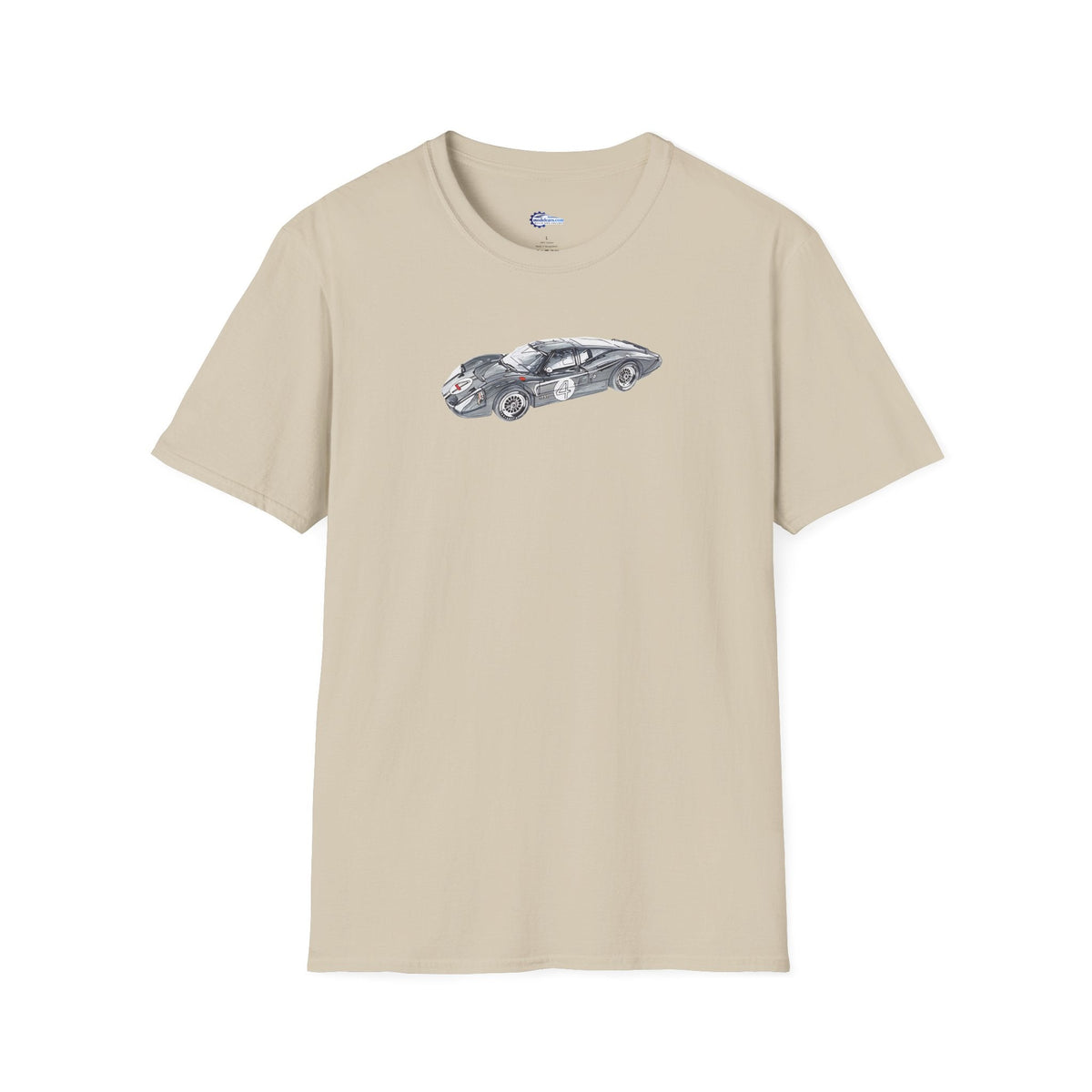 Vintage Ford GT40 #4 MKIV Le Mans Race Car T-Shirt, Vintage Car, Racing-Modelcars.com-ModelCars.com