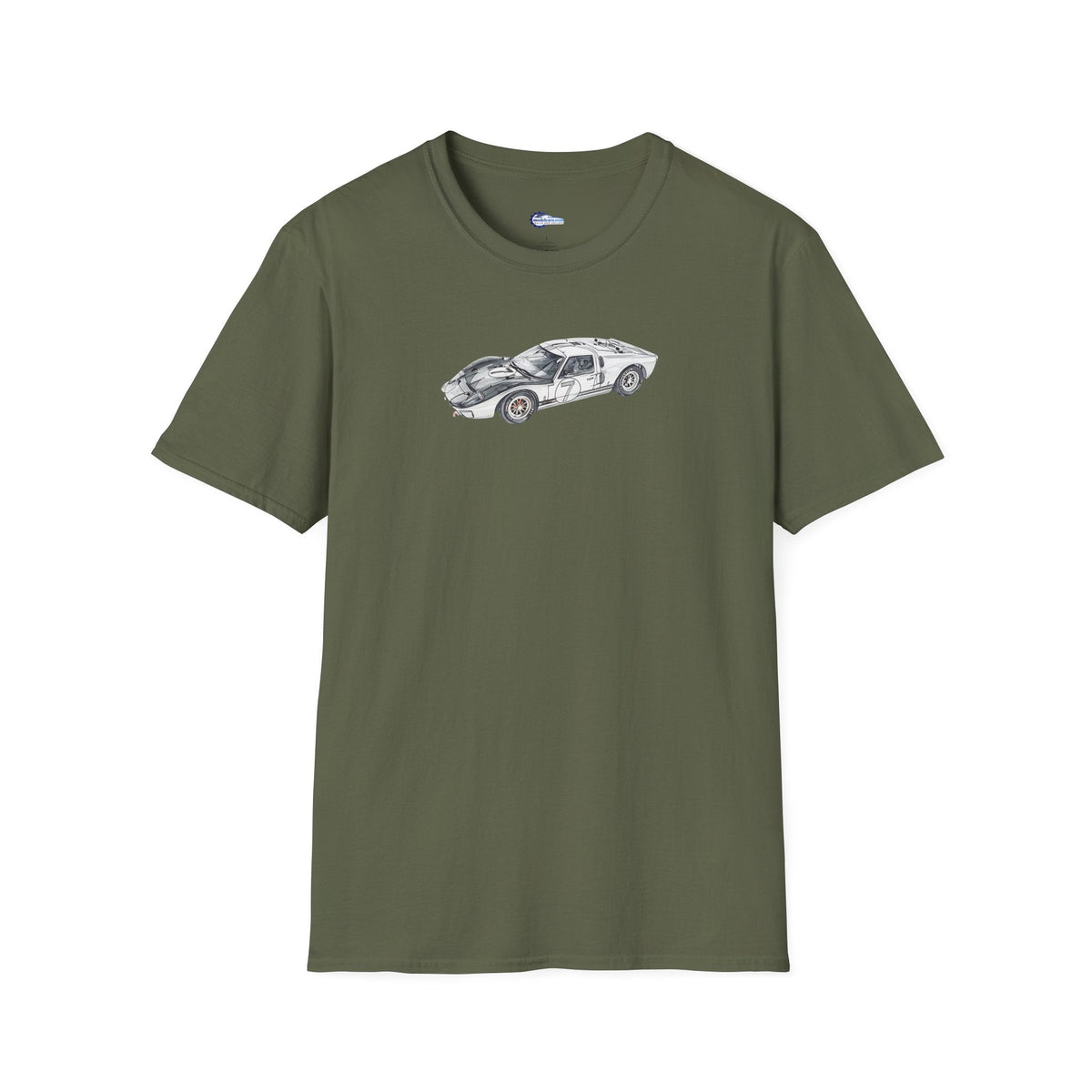 Vintage Ford GT40 MKIV Le Mans Race Car T-Shirt, Classic Car Lover Gift, Racing-Modelcars.com-ModelCars.com
