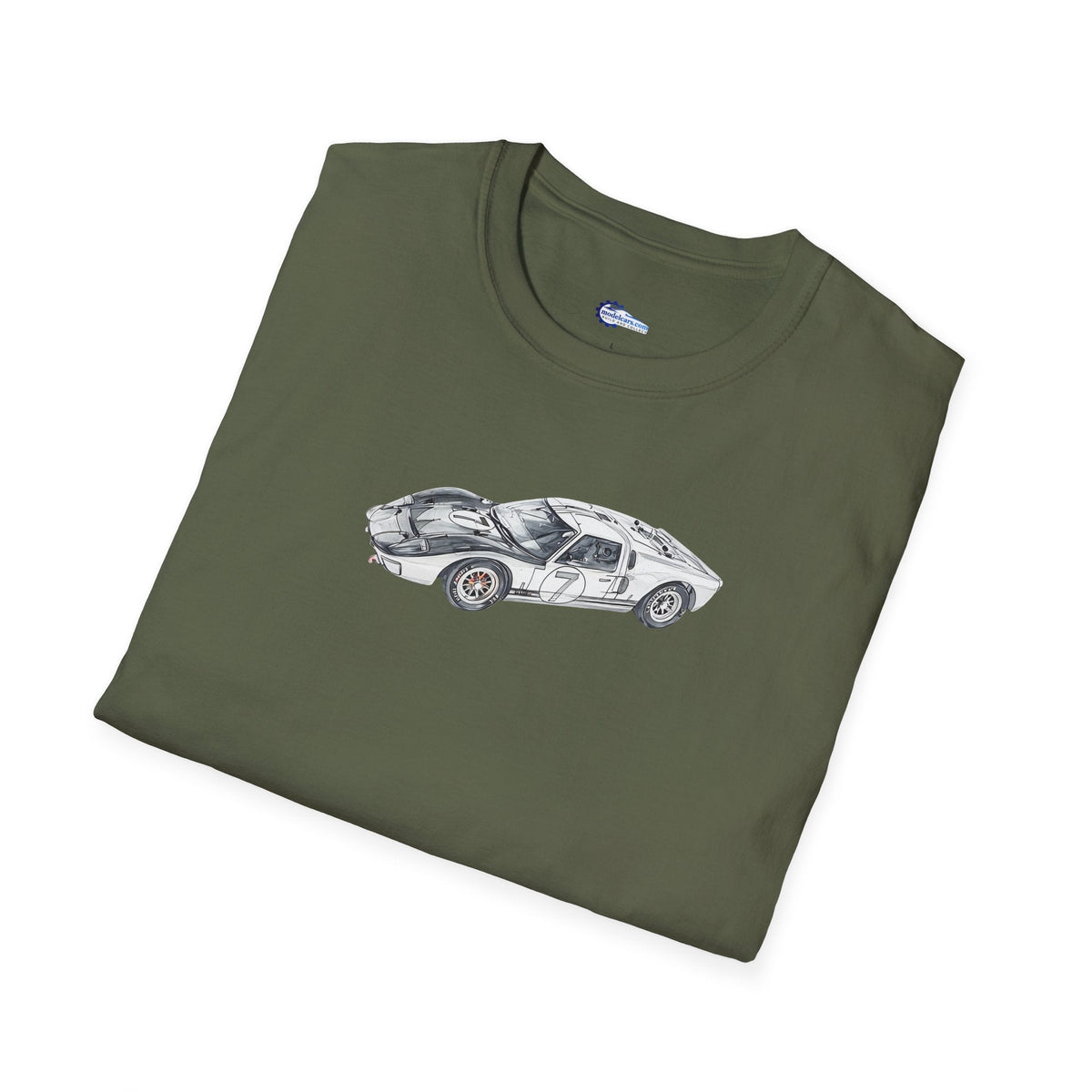 Vintage Ford GT40 MKIV Le Mans Race Car T-Shirt, Classic Car Lover Gift, Racing-Modelcars.com-ModelCars.com