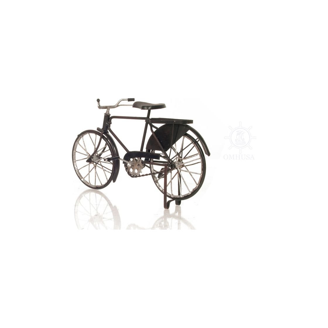 Vintage Safety Black Bicycle Metal Handmade - Old Modern - ModelCars.com