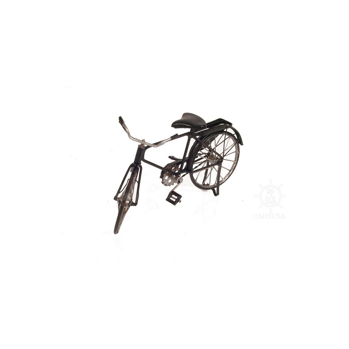 Vintage Safety Black Bicycle Metal Handmade - Old Modern - ModelCars.com