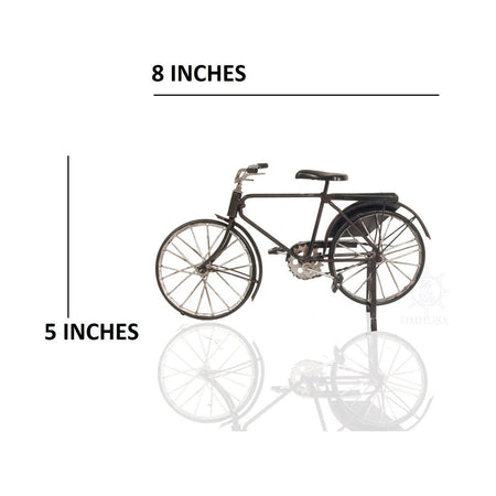 Vintage Safety Black Bicycle Metal Handmade - Old Modern - ModelCars.com