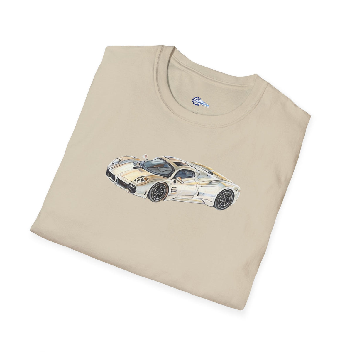 Vintage Sketch Art Pagani Utopia Inspired T-Shirt, Supercar Car Tee, Classic-Modelcars.com-ModelCars.com