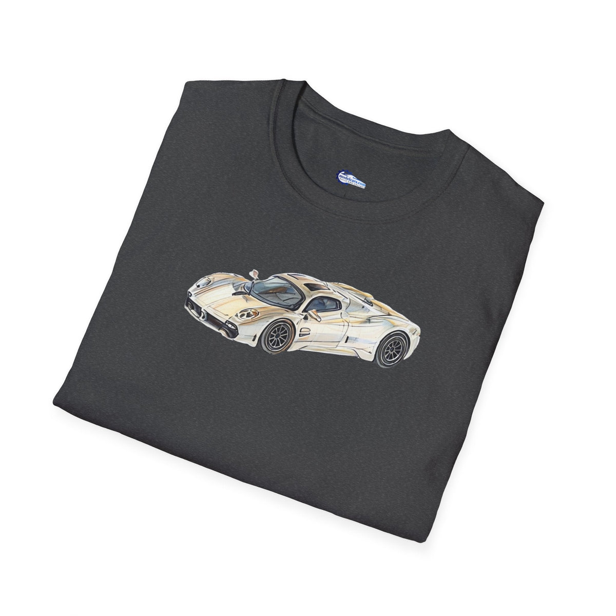 Vintage Sketch Art Pagani Utopia Inspired T-Shirt, Supercar Car Tee, Classic-Modelcars.com-ModelCars.com