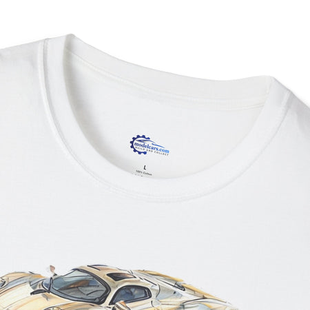 Vintage Sketch Art Pagani Utopia Inspired T-Shirt, Supercar Car Tee, Classic-Modelcars.com-ModelCars.com