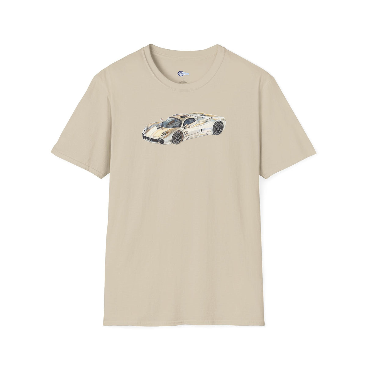 Vintage Sketch Art Pagani Utopia Inspired T-Shirt, Supercar Car Tee, Classic-Modelcars.com-ModelCars.com