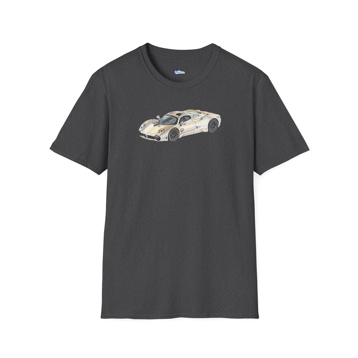 Vintage Sketch Art Pagani Utopia Inspired T-Shirt, Supercar Car Tee, Classic-Modelcars.com-ModelCars.com