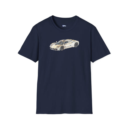 Vintage Sketch Art Pagani Utopia Inspired T-Shirt, Supercar Car Tee, Classic-Modelcars.com-ModelCars.com