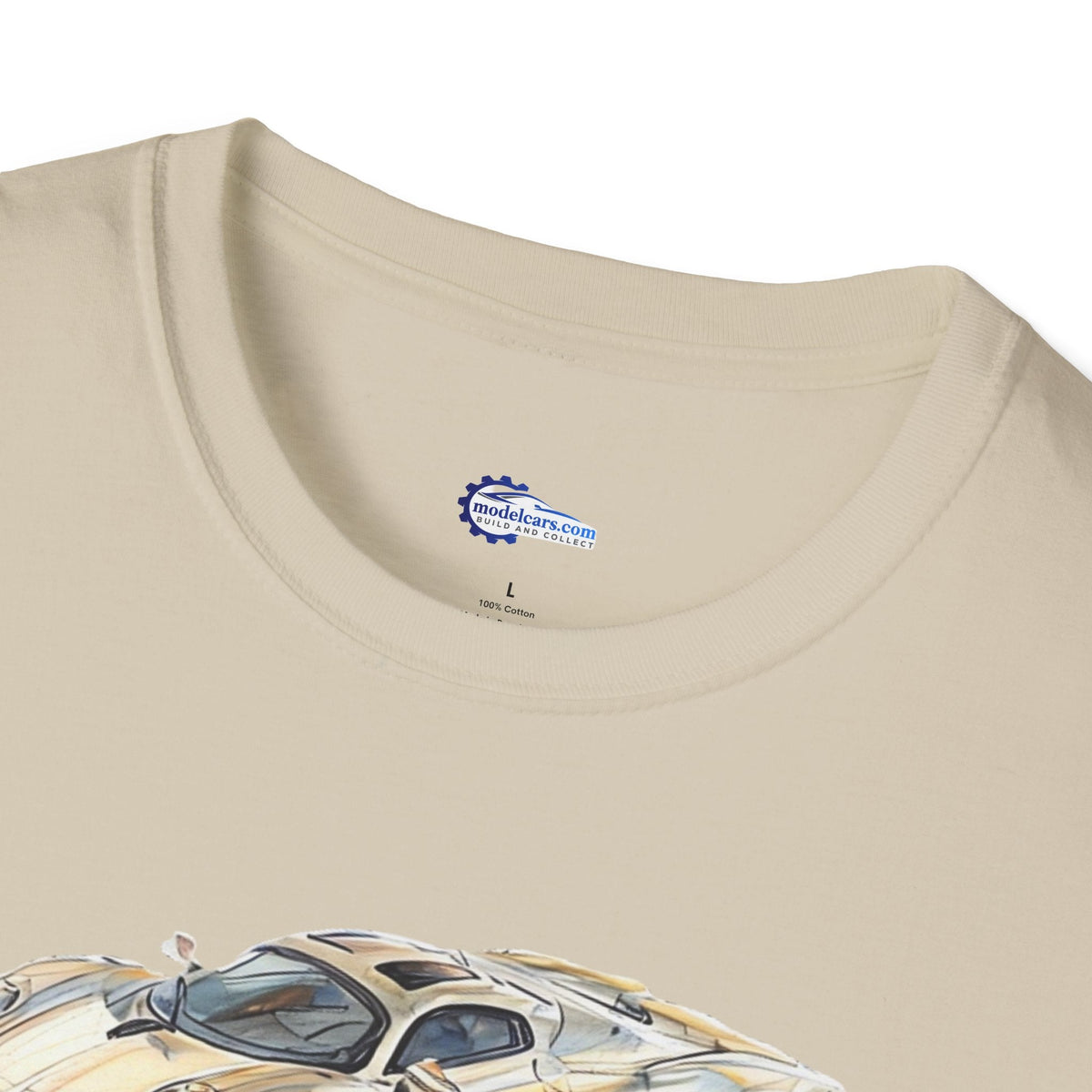 Vintage Sketch Art Pagani Utopia Inspired T-Shirt, Supercar Car Tee, Classic-Modelcars.com-ModelCars.com