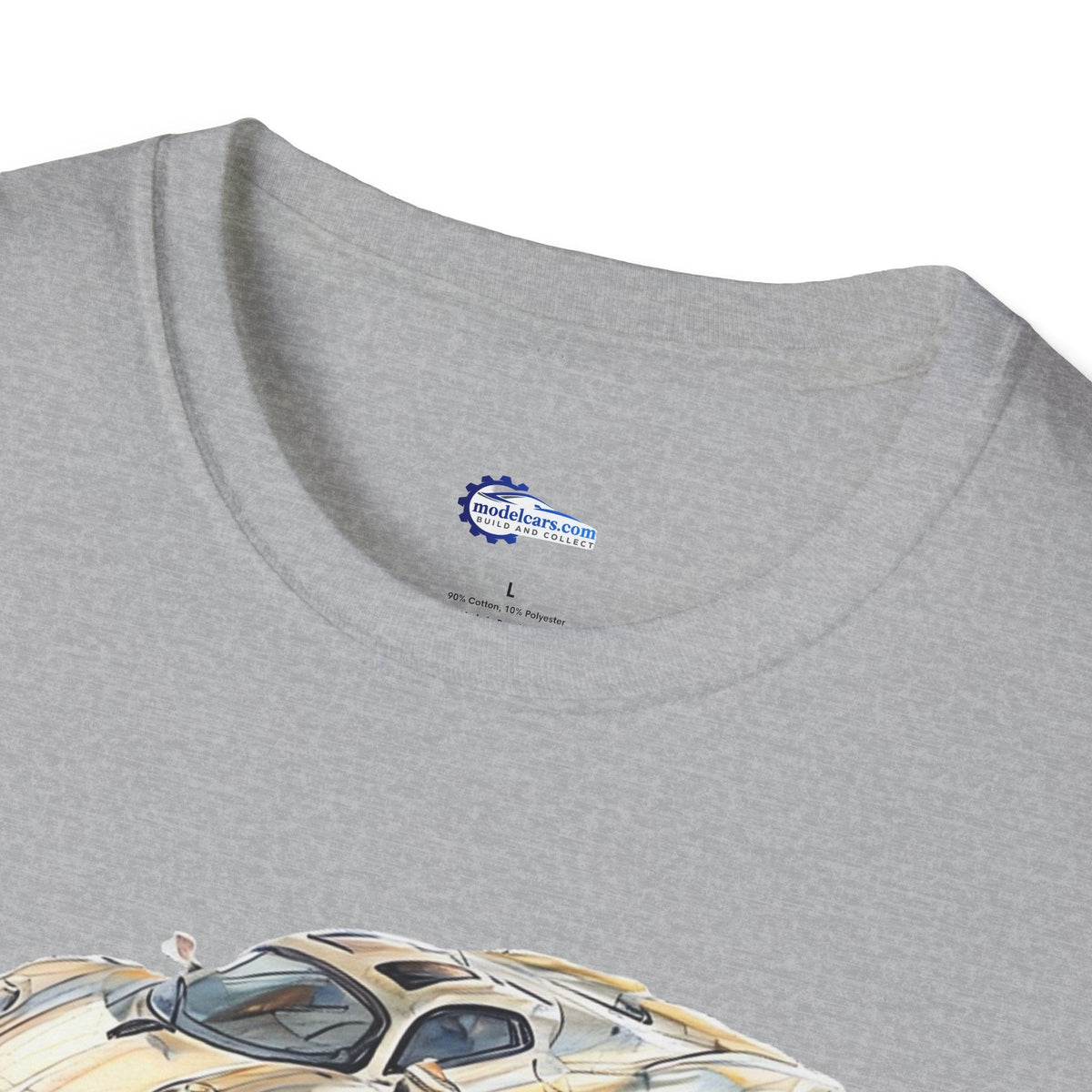 Vintage Sketch Art Pagani Utopia Inspired T-Shirt, Supercar Car Tee, Classic-Modelcars.com-ModelCars.com
