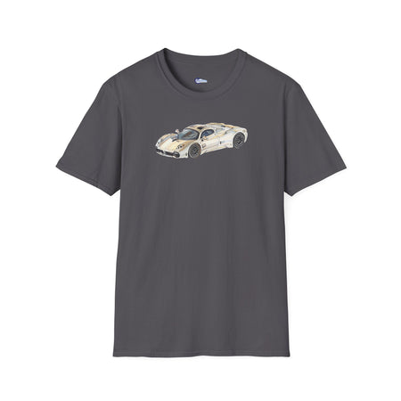 Vintage Sketch Art Pagani Utopia Inspired T-Shirt, Supercar Car Tee, Classic-Modelcars.com-ModelCars.com