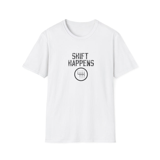 Vintage T-Shirt - Shift Happens - Text Design-Modelcars.com-ModelCars.com
