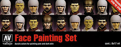 FACES PAINTING SET (8)        