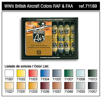 WWII RAF & FAA SET (16)       