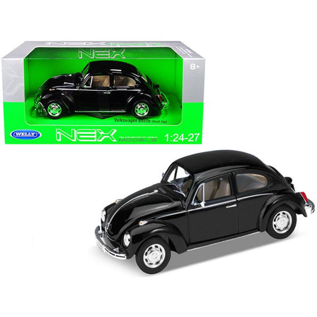 Volkswagen Beetle Black 1/24-1/27 Diecast Model Car by Welly-Welly-ModelCars.com