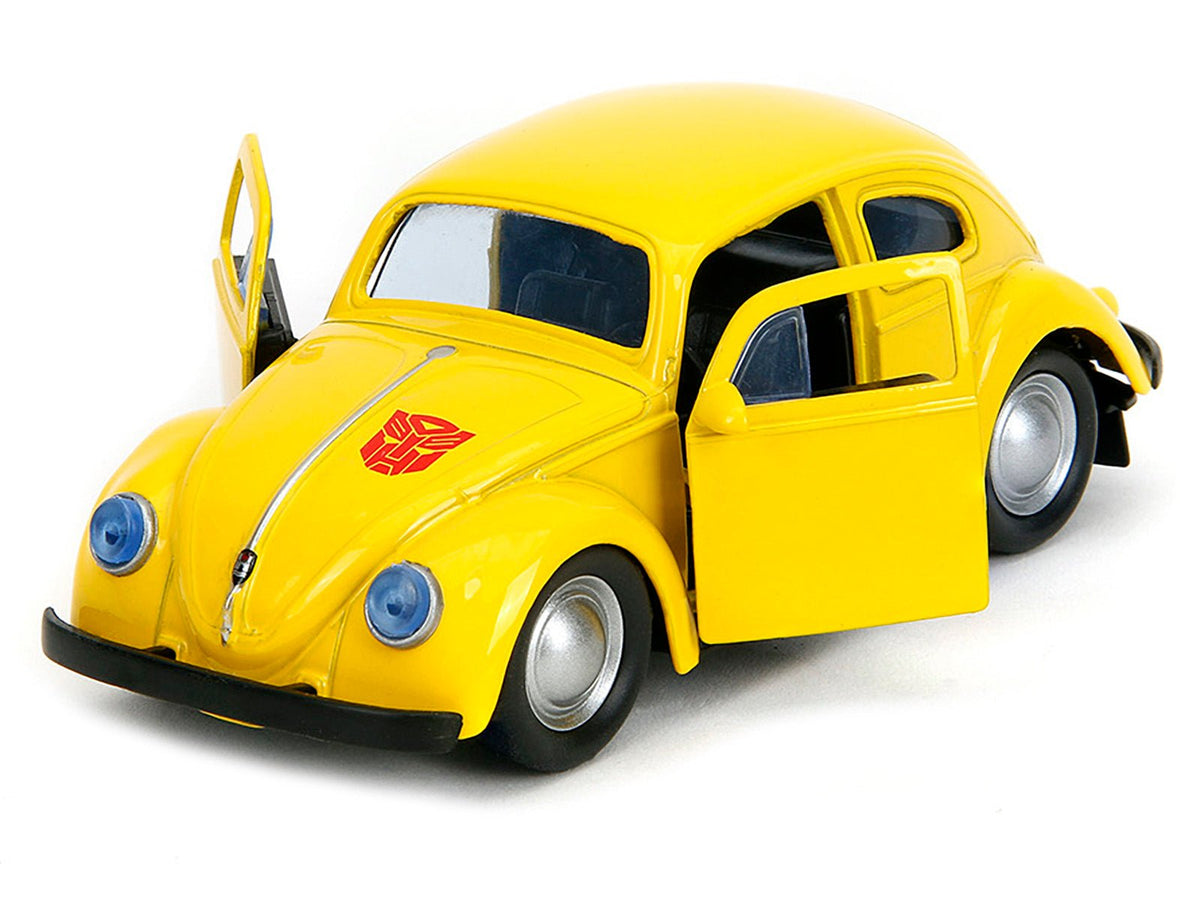 Volkswagen Beetle "Bumblebee" Yellow "Transformers" "Hollywood Rides" Series 1/32 Diecast Model Car by Jada-Jada-ModelCars.com