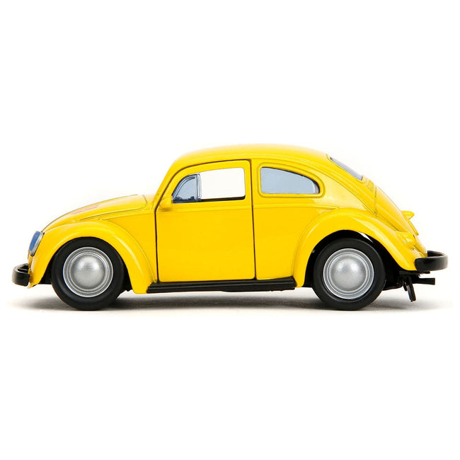 Volkswagen Beetle "Bumblebee" Yellow "Transformers" "Hollywood Rides" Series 1/32 Diecast Model Car by Jada-Jada-ModelCars.com
