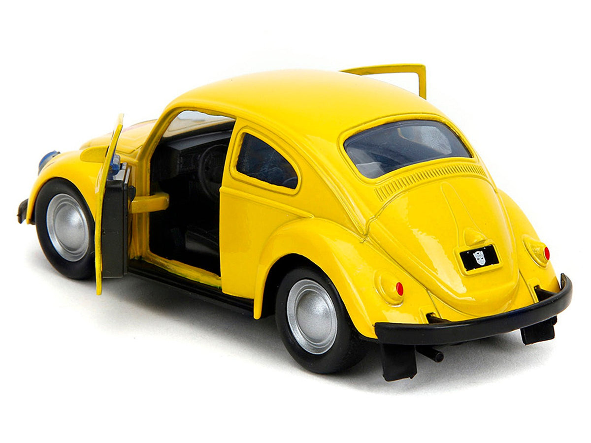 Volkswagen Beetle "Bumblebee" Yellow "Transformers" "Hollywood Rides" Series 1/32 Diecast Model Car by Jada-Jada-ModelCars.com