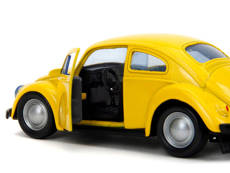 Volkswagen Beetle "Bumblebee" Yellow "Transformers" "Hollywood Rides" Series 1/32 Diecast Model Car by Jada-Jada-ModelCars.com