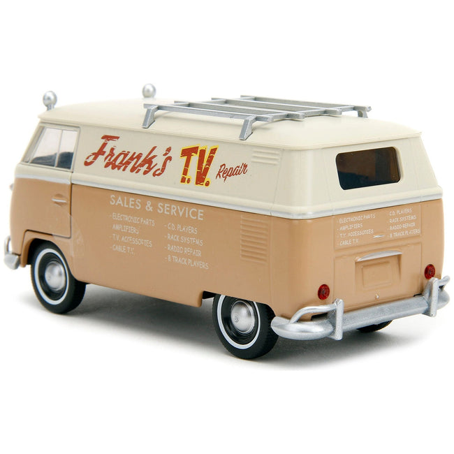 Volkswagen Bus "WheelJack" Tan and Beige "Frank's TV Repair" "Transformers: Rise of the Beasts" (2023) Movie "Hollywood Rides" Series 1/32 Diecast Model Car by Jada - Jada - ModelCars.com