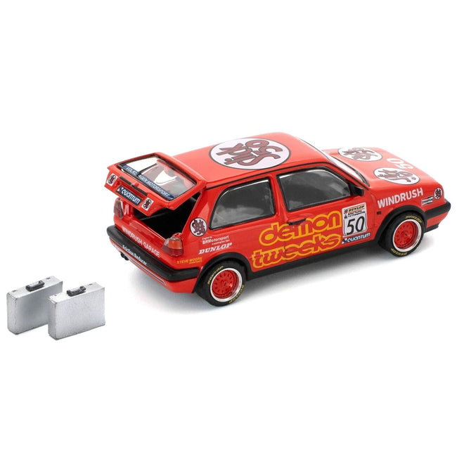 Volkswagen Golf GTI MK2 #50 Demon Tweeks "British Touring Car Championship" (1988) 1/64 Diecast Model Car by Pop Race-Pop Race-ModelCars.com