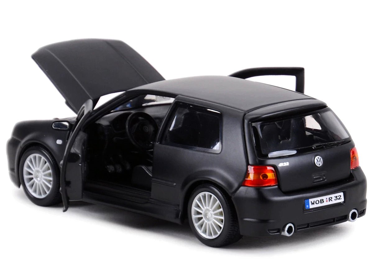 Volkswagen Golf R32 Matt Black "Special Edition" Series 1/24 Diecast Model Car by Maisto-Maisto-ModelCars.com