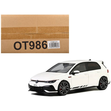 Volkswagen Golf VIII GTI Clubsport White Limited Edition to 1000 pieces Worldwide 1/18 Model Car by Otto Mobile - Otto Mobile - ModelCars.com