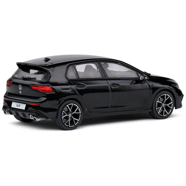 Volkswagen Golf VIII R Deep Black Pearl 1/43 Diecast Model Car by Solido - Solido - ModelCars.com