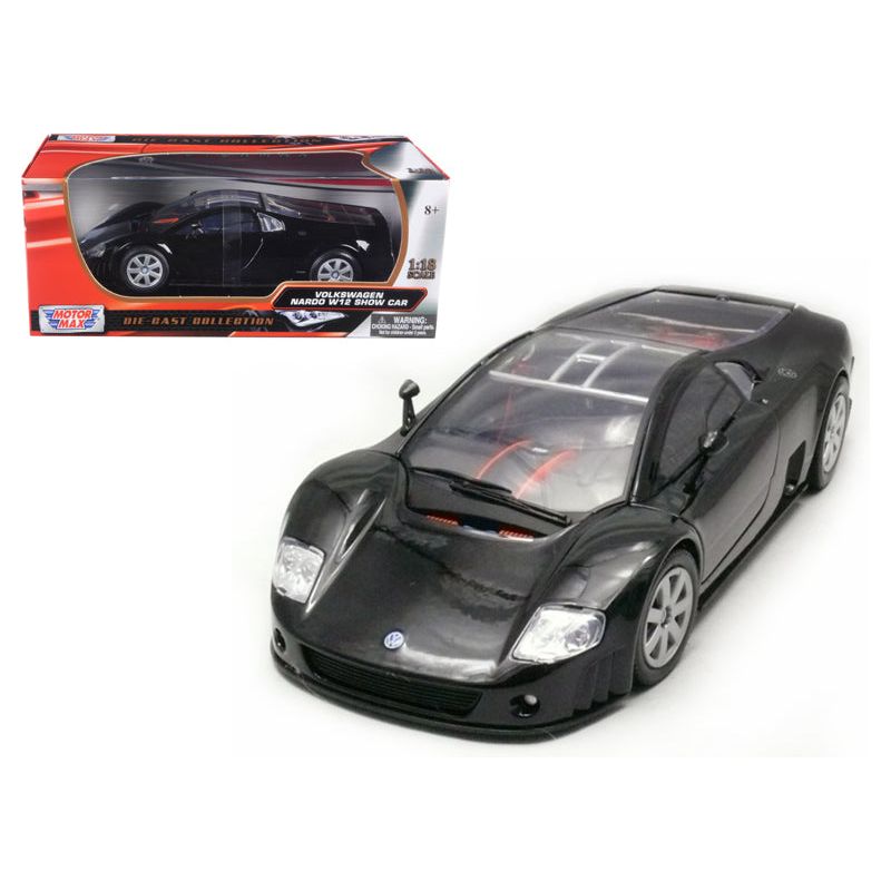 Volkswagen Nardo W12 Show Car Black 1/18 Diecast Model Car by Motormax - Motormax - ModelCars.com