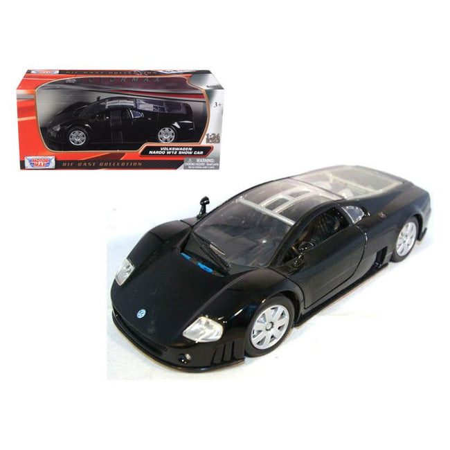 Volkswagen Nardo W12 Show Car Black 1/24 Diecast Model Car by Motormax - Motormax - ModelCars.com
