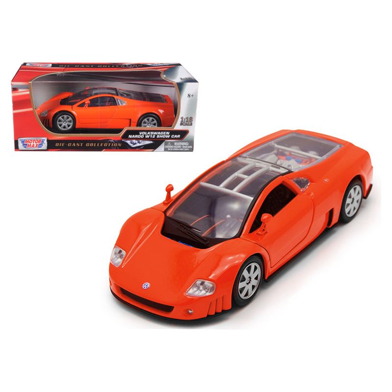 Volkswagen Nardo W12 Show Car Orange 1/18 Diecast Model Car by Motormax - Motormax - ModelCars.com