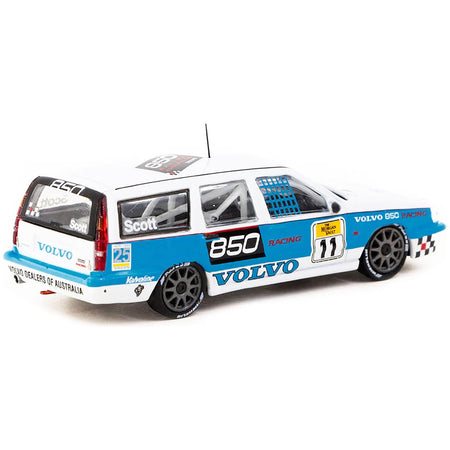 Volvo 850 Estate RHD (Right Hand Drive) 11 Tony Scott "Australian Super Touring Championship" (1995) "Hobby64" Series 1/64 Diecast Model Car by Tarmac Works - Tarmac Works - ModelCars.com