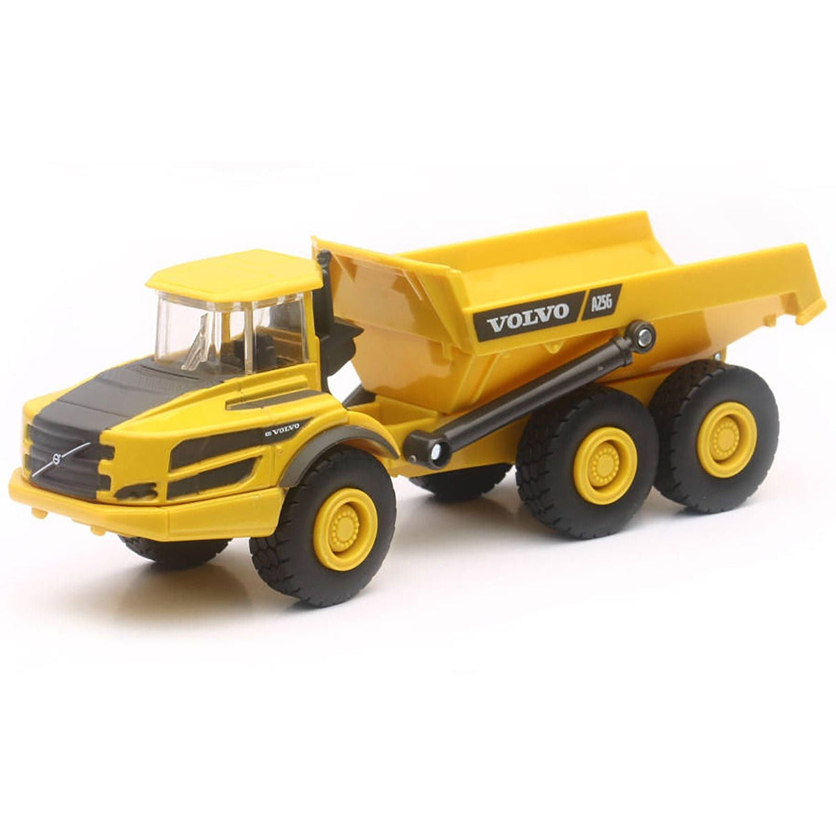 Volvo A25G Dump Truck Yellow Diecast Model by New Ray-New Ray-ModelCars.com