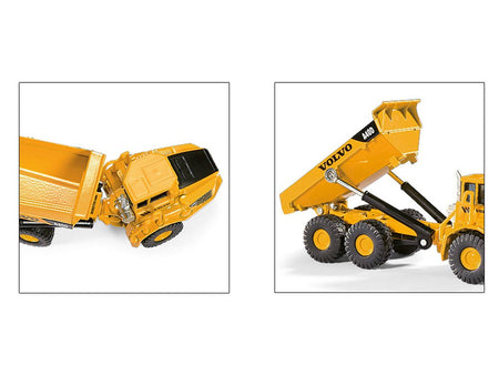 Volvo A40D Dump Truck Yellow 1/87 (HO) Diecast Model by Siku-SIKU-ModelCars.com