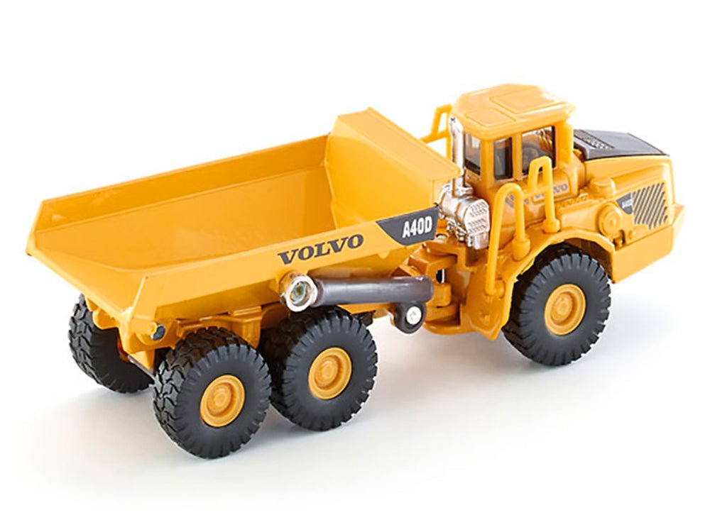 Volvo A40D Dump Truck Yellow 1/87 (HO) Diecast Model by Siku-SIKU-ModelCars.com