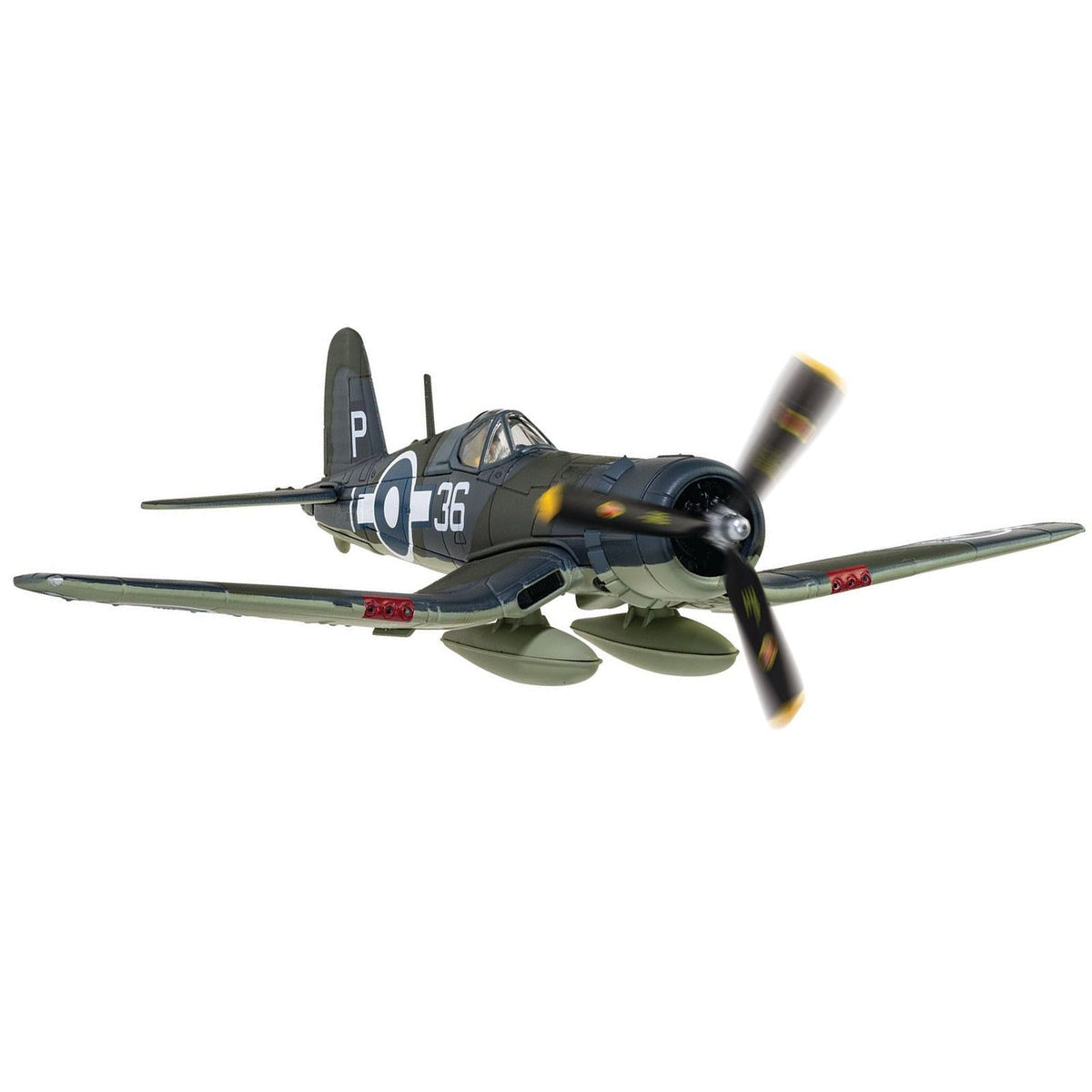 Vought Corsair Mk. II Fighter Aircraft "JT537 1836 Naval Air Squadron HMS Victorious Battle of Okinawa" (1945) British Royal Navy Fleet Air Arm "The Aviation Archive" Series 1/72 Diecast Model by Corgi - Corgi - ModelCars.com