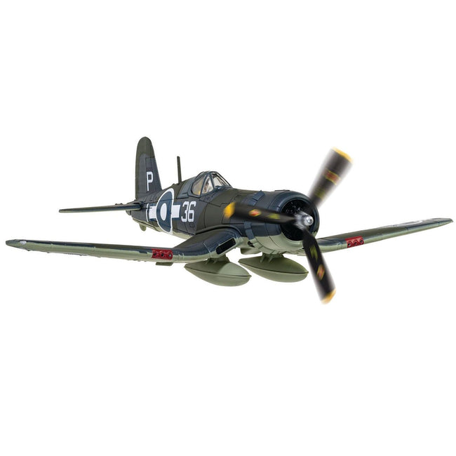 Vought Corsair Mk. II Fighter Aircraft "JT537 1836 Naval Air Squadron HMS Victorious Battle of Okinawa" (1945) British Royal Navy Fleet Air Arm "The Aviation Archive" Series 1/72 Diecast Model by Corgi - Corgi - ModelCars.com