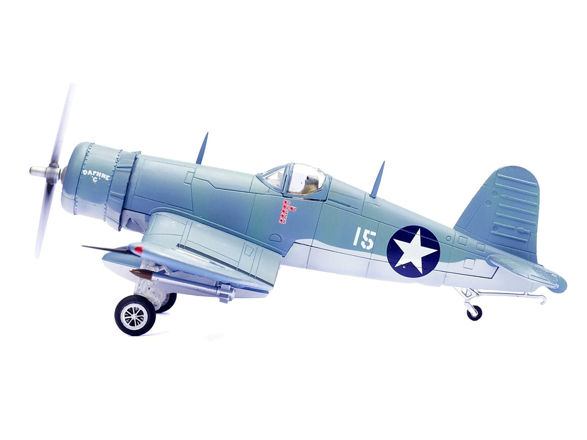 Vought F4U-1 Corsair Fighter Plane "Daphne 'C' 2nd Lt. James N. Cupp VMF-213 Hell Hawks Guadalcanal" (1943) United States Marines 1/72 Diecast Model Airplane by Legion-Legion-ModelCars.com