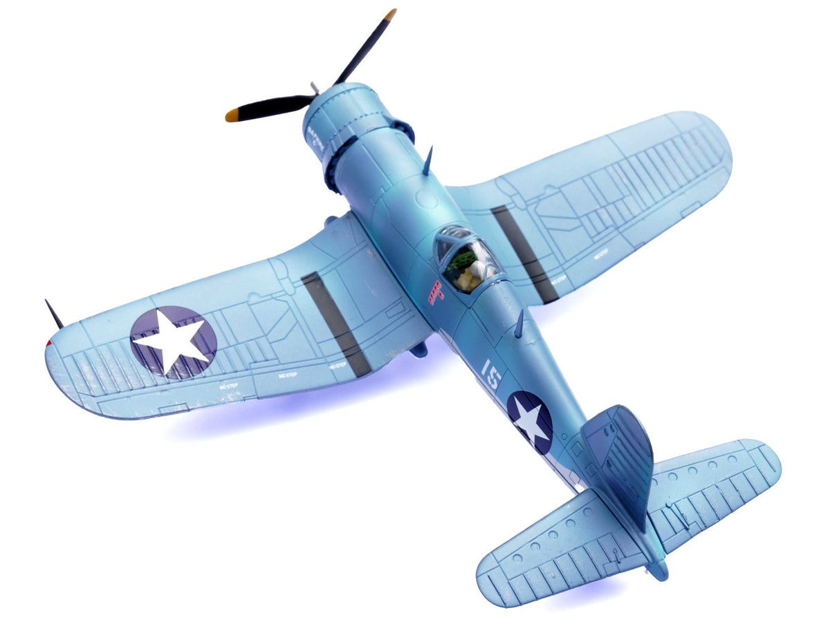 Vought F4U-1 Corsair Fighter Plane "Daphne 'C' 2nd Lt. James N. Cupp VMF-213 Hell Hawks Guadalcanal" (1943) United States Marines 1/72 Diecast Model Airplane by Legion-Legion-ModelCars.com